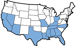 Parking Management Services locations map
